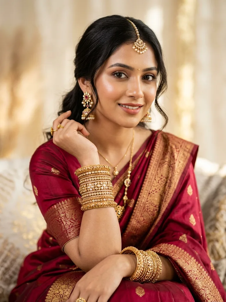Bangle Beauty Portrait AI Photo Editing Prompt