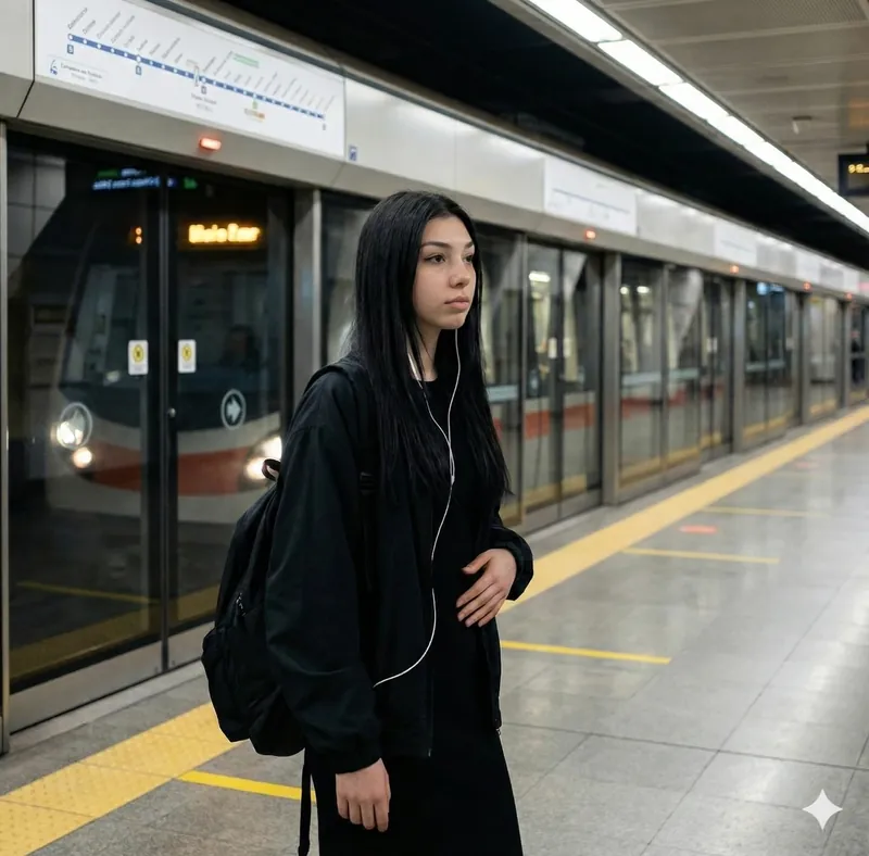 Candid Portrait - Subway Station - Thumbnail 2