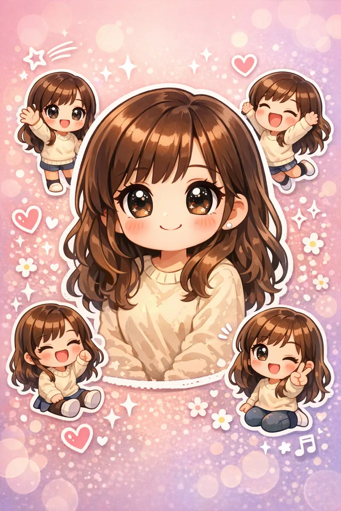 Chibi Me AI Photo Prompt — Cartoon Style Portrait