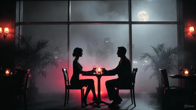 Cinematic Romantic Restaurant Night