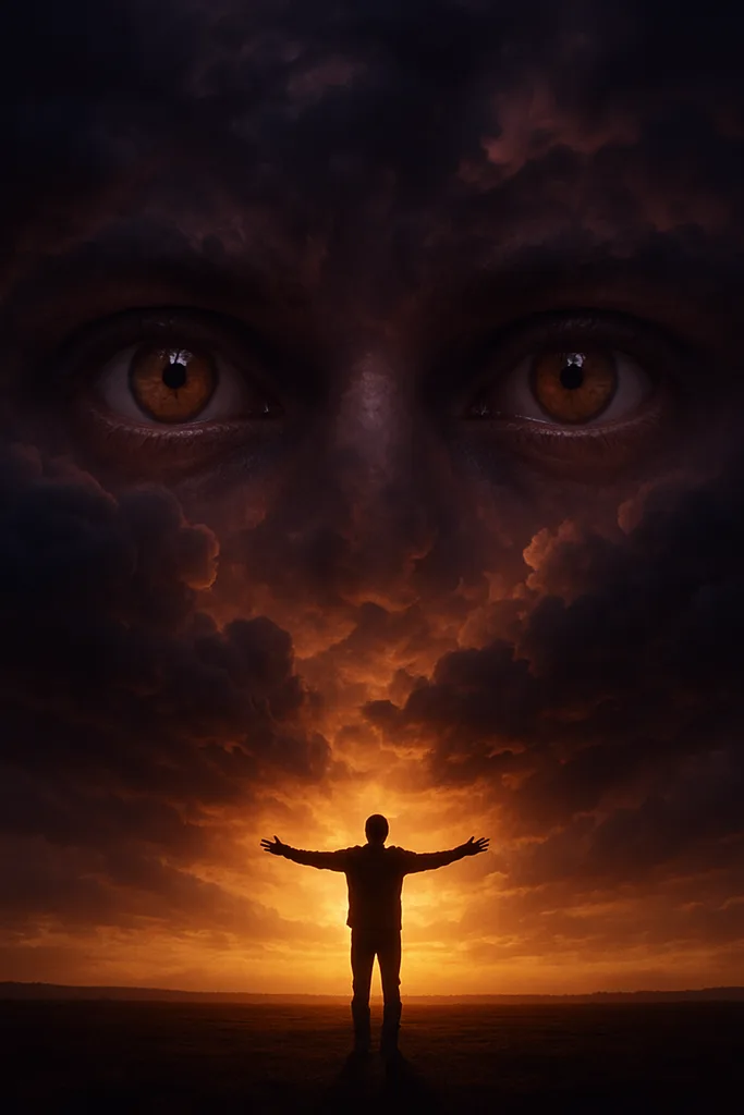 Girl Eye In Sky AI Photo Editing Prompt โ Viral Cinematic Effect