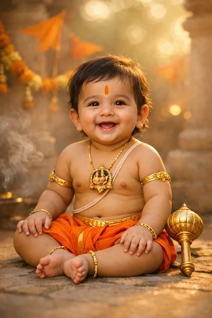 Hanuman Jayanti Baby Photo Prompt