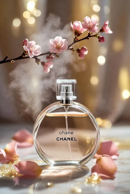 Hyper-Realistic Chanel Perfume Product Photography - Thumbnail 4