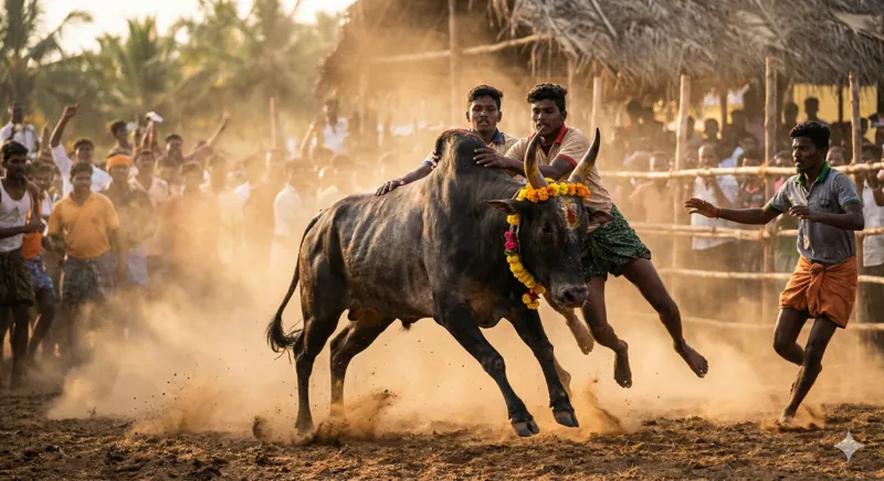 Jallikattu Bull Run - Thumbnail 2