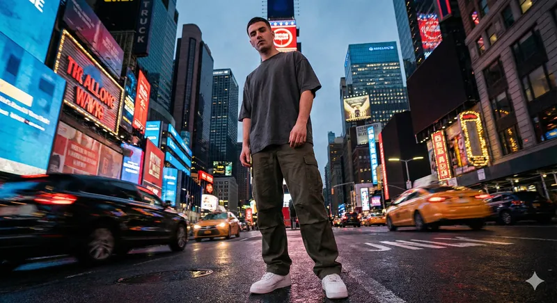 Low-Angle Urban Street Portrait - Thumbnail 2