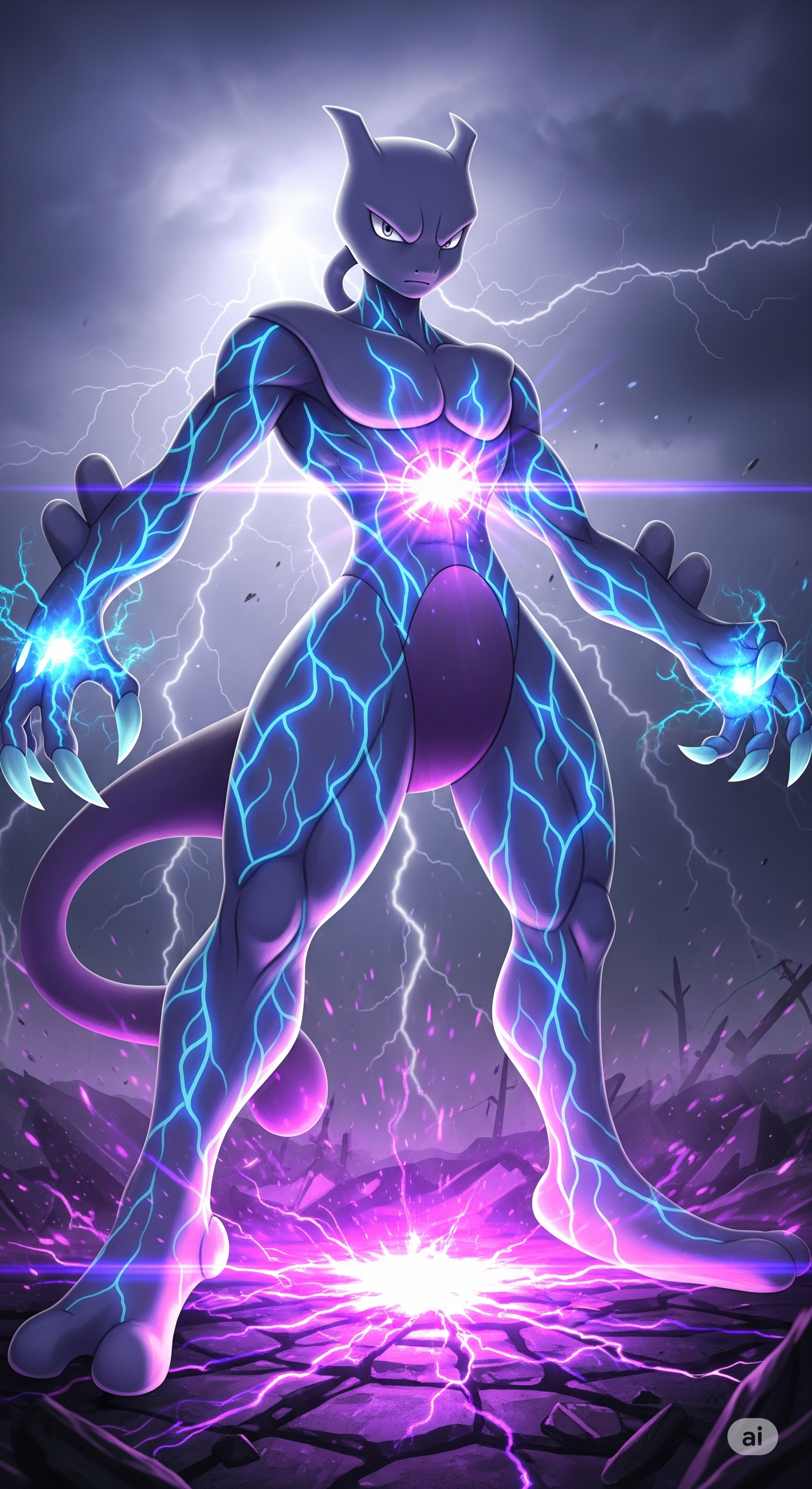 Mewtwo X in Storm