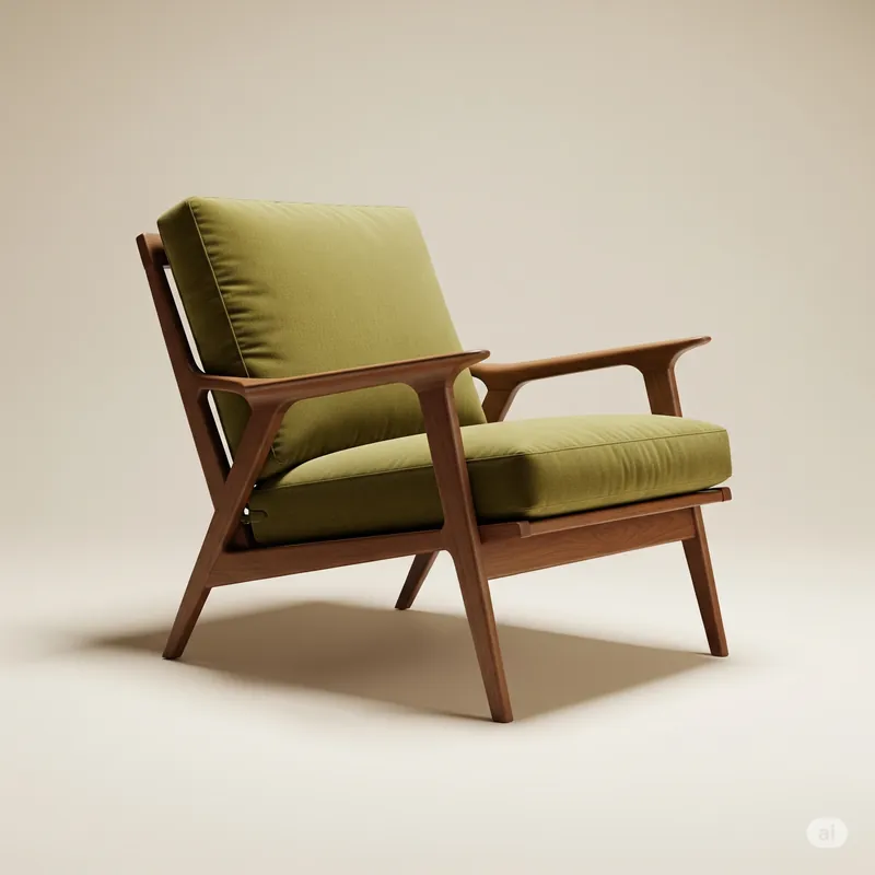 Mid-Century Lounge Chair - Thumbnail 2