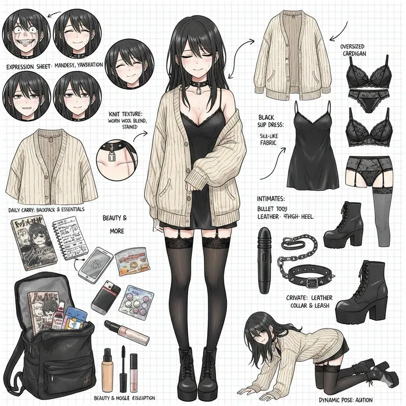 Panoramic Character Depth Deconstruction Sheet