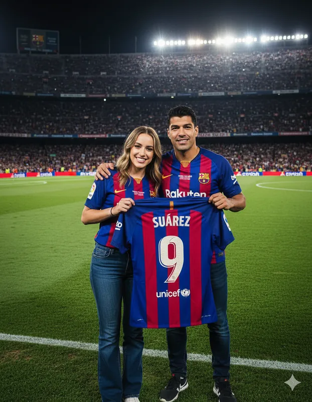 Photo with Suarez In Ground