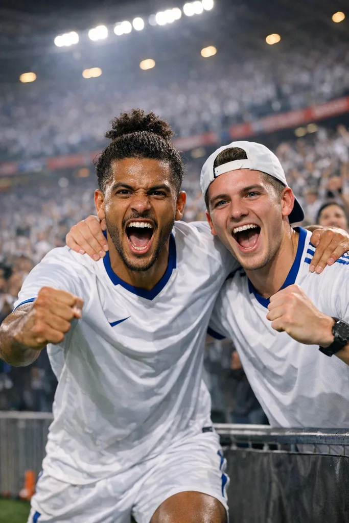 Photo with Vinicius Jr at Bernabéu - Gemini AI Prompt