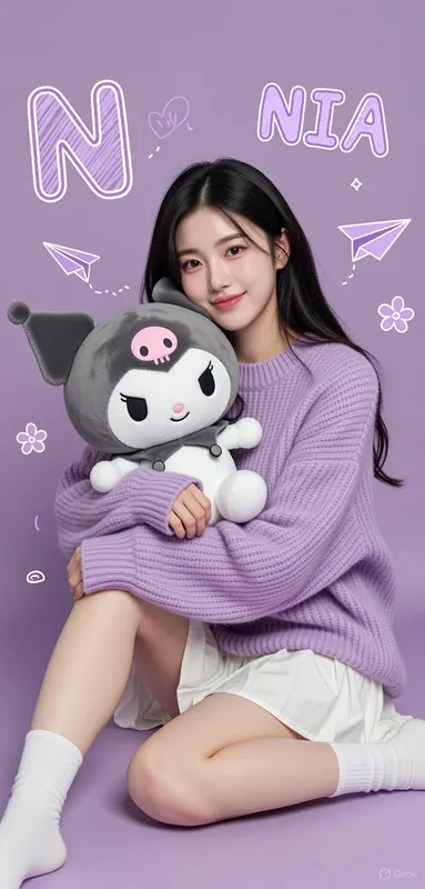 Photorealistic Full Body Studio Portrait - Kuromi - Thumbnail 3