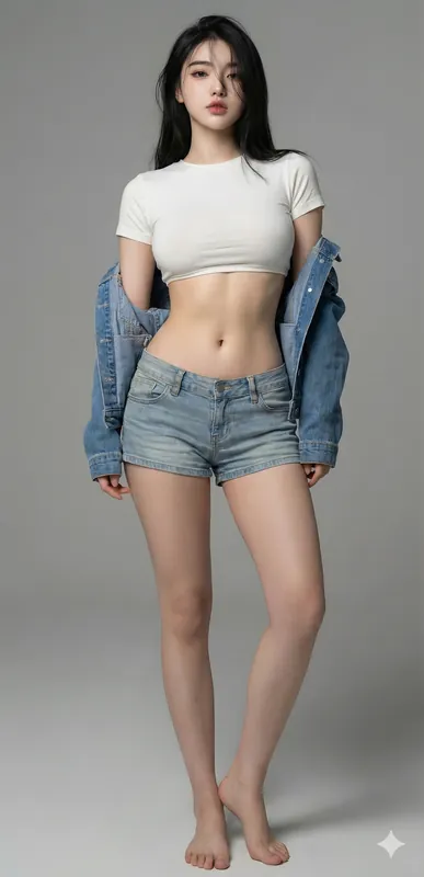 Photorealistic Full Body Studio Portrait