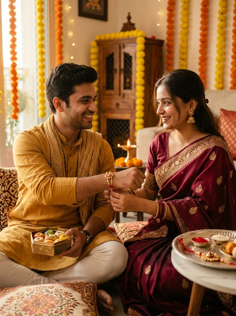 Raksha Bandhan AI Photo Prompt