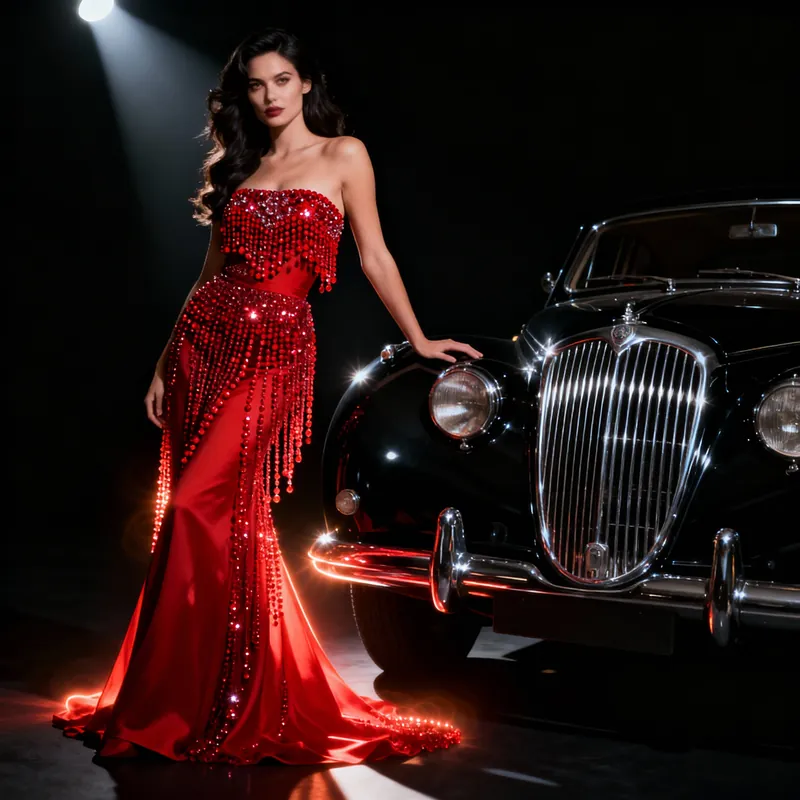 The Red Gown The Black Classic - Thumbnail 2