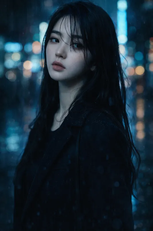 Urban Outdoors Aura Farm Woman Portrait