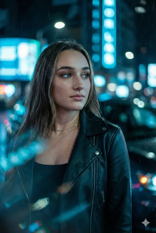 Urban Outdoors Aura Farm Woman Portrait - Thumbnail 2