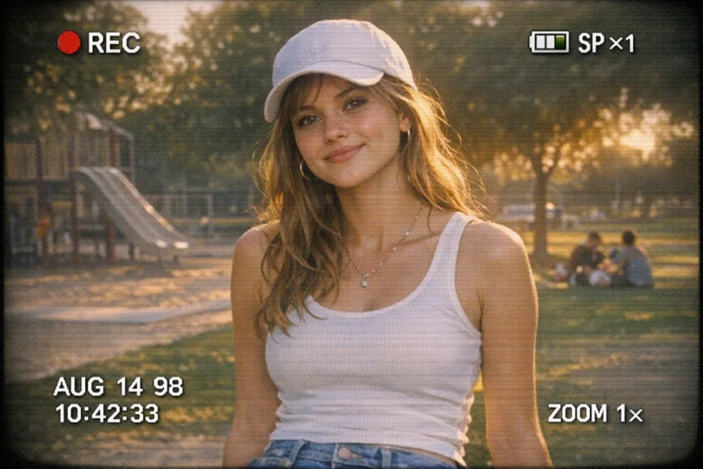 Y2K Camcorder Overlay Photo Prompt โ Vintage REC UI Effect